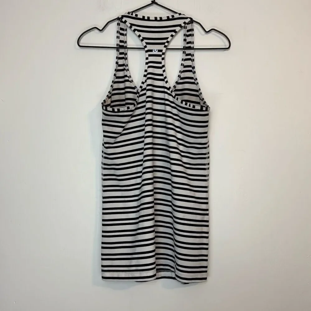 Lululemon Athletica Twin Stripe Cool Racerback CRB 12